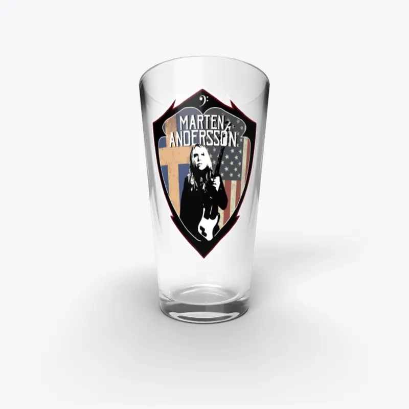 Marten Andersson Shield Pint Glass